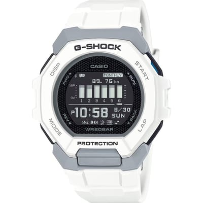 Casio G-Shock G-Squad GBD-300-7ER Horloge - Kunststof - Wit - Ø 46 mm