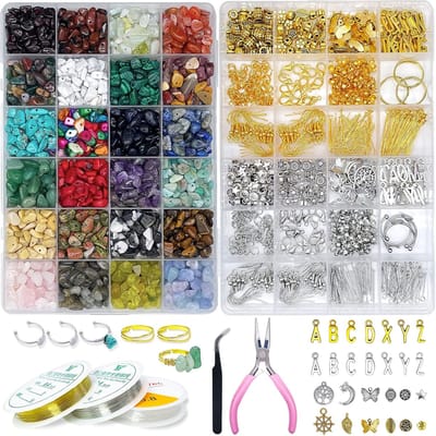 Famanu - Kristallen sieraden maakset 1760 stuks – Complete DIY set voor armbanden en oorbellen