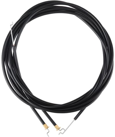 Dailygoods- Gasklep Controle Kabel 1600mm - Buitenkabel 1680mm - Geschikt voor 4HP Grasmaaiers - Set van 2 - Soepele Bediening - Duurzame Constructie - Bedieningskabel