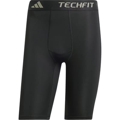 Adidas Performance Techfit Compression Training Korte Legging - Heren - Zwart