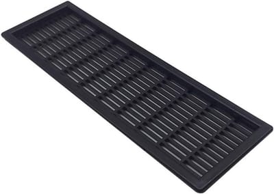 Luchtrooster - Ventilatiegaas Afdekking - Ventilatie van Ruimtes - Insectenwerend Ontwerp - 2.54 x 2.54 x 2.54 cm - Zwart