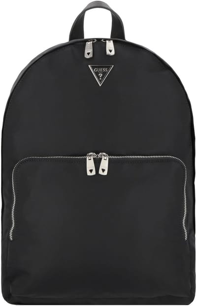 GUESS Laptop rugzak Rugzak met laptopvak Milano Backpack Black Zwart
