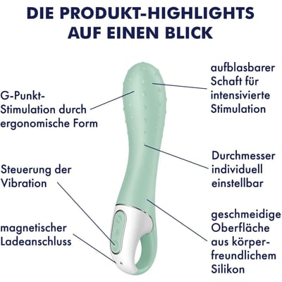 Satisfyer 'Air Pump Vibrator 3', 20 cm
