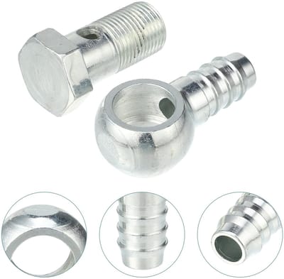Dailygoods - 18mm ID Banjo Fitting Brandstofleiding Adapter - 4 Stuks