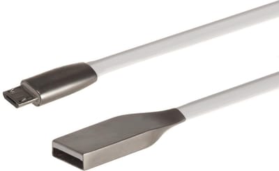 Maclean MCTV-833W 1m wit micro USB-kabel metalen afwerking