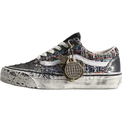 Vans Old Skool Premium Charms Zwart Grijs Unisex Sneakers VN000D9VDE2 42.5 black