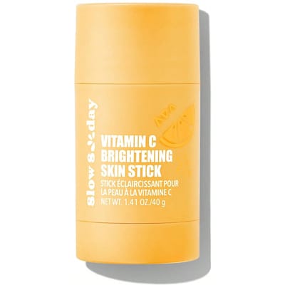 SlowSunday Vitamin C Brightening Skin Stick, met VC, VE & Niacinamide, verbetert dofheid, verheldert, maakt de huid glad, egaliseert de huidskleur, voor de oksels, knieën, ellebogen & bikinilijn, geschikt voor herfst & winter, Y2K, Halloween & Kerstmis