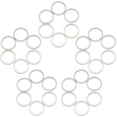 30 stuks Metalen Open Bezel Hangers Craft DIY Ronde Holle Frame voor Resin Sieraden MakenRond S white