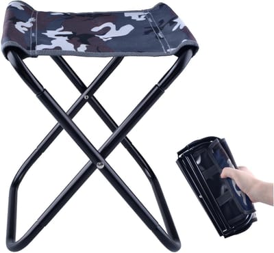 Vouwbare Campingstoel, Lichtgewicht Draagbare Stoel met Opbergtas voor Wandelen, Reizen en Strandactiviteiten