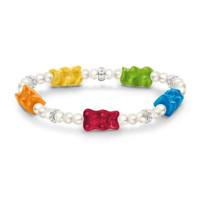 Thomas Sabo - A2153-052-7-L15 - Armband - 925 zilver - Dames - Goldbär veelkleurig - 15cm