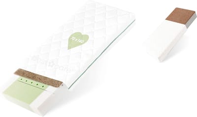 Premium Natuurmatras - 70 x 140 x 12 cm - babymatras van platenvezels