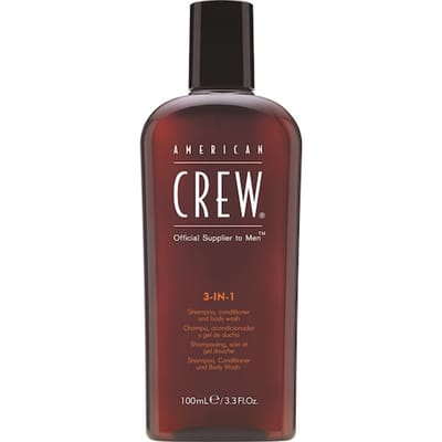 American Crew Haarverzorging & lichaamsverzorging 3-in-1 Shampoo, Conditioner and Body Wash Shampoo Heren 100 ml