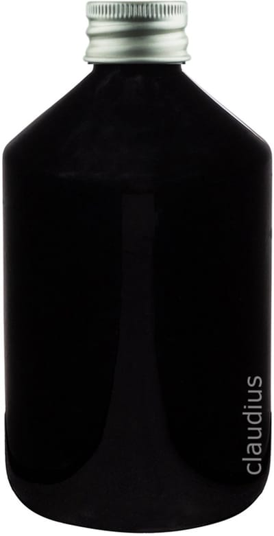 Lege Plastic Fles 500 ml zwart met Aluminium dop - set van 10 stuks - navulbaar - leeg