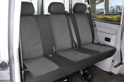 Walser Universele stoelhoes Performer van 100% polyester voor bestelbus/transporter/bus - Hoes voor 3-zitsbank