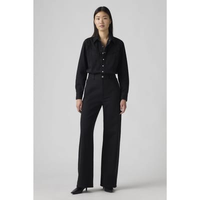 Levi's Rinoa Wide Leg Lightweight Jumpsuit Black Größe: S | Jumpsuits Outlet | Damen | Schwarz