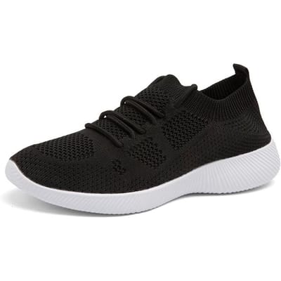 Chaussures de Sport d'Été pour Femmes Antidérapantes Résistantes à l'Usure Chaussures Décontractées Chaussures de Marche Extérieures Absorbant les Chocs Chaussures Légères pour Femmes 43 noir
