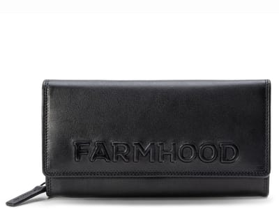 Farmhood Portemonnee Memphis Wallet Black Zwart