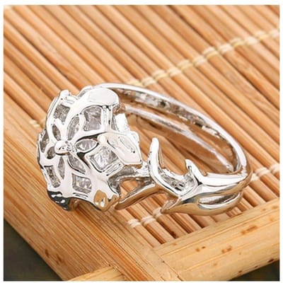 Europese en Amerikaanse Elf Waterring Waterring Nanya Galadriel Ring, geschikt voor verlovingsjubileumcadeaus 10 wit