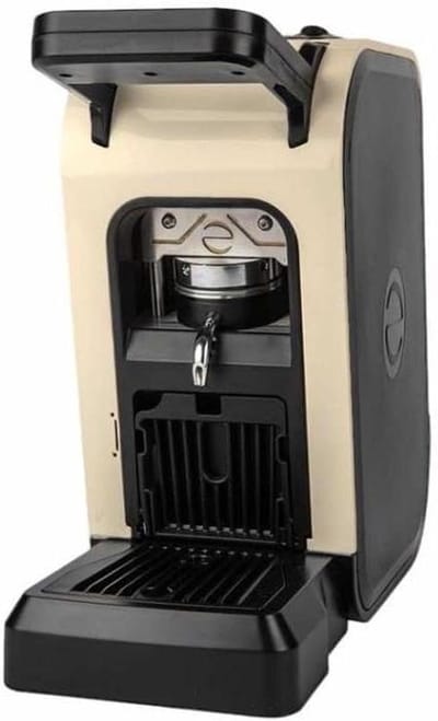 Espressomachine ESE Pads - Koffiezetapparaat Ciao - Thuis Genieten - Gepatenteerd Antikalk Systeem - 1 Liter Reservoir - Ivoor