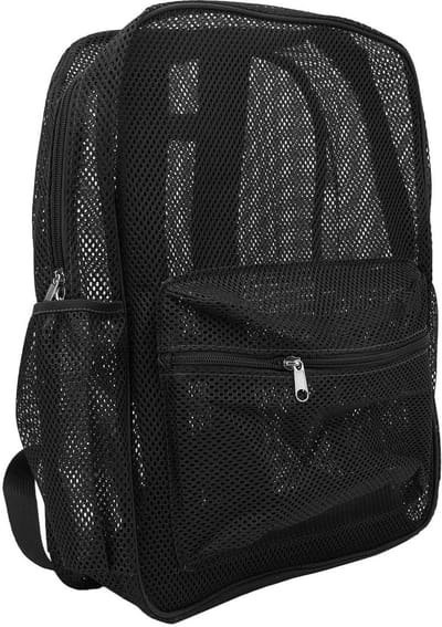 MTTproducts- Mesh-Rugzak Lichtgewicht - Doorzichtige Rugzak - Ergonomisch Ontwerp - Grote Capaciteit - Wasbare Rugzak - Premium Polyester
