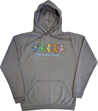 Grateful Dead - Dancing Bears Hoodie/trui - L - Grijs
