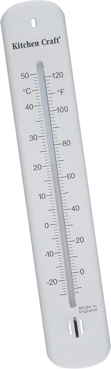 Binnen/buitenthermometer voor wandmontage - Nauwkeurige Temperatuurmetingen voor Thuis en Tuin