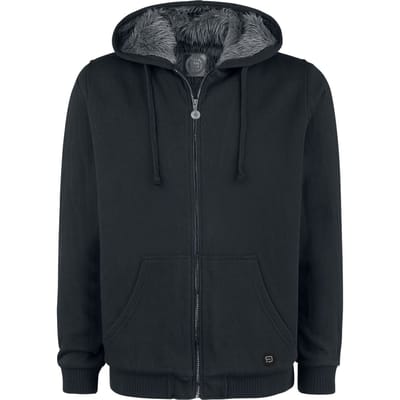 R.E.D. by EMP Vest met capuchon - Is It Over Yet - M tot 4XL - voor Mannen - zwart-blauw