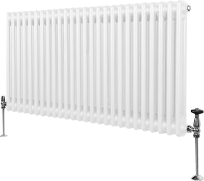 Traditionele 2 kolom radiator - wit - 600x1192 mm - 15 jaar garantie