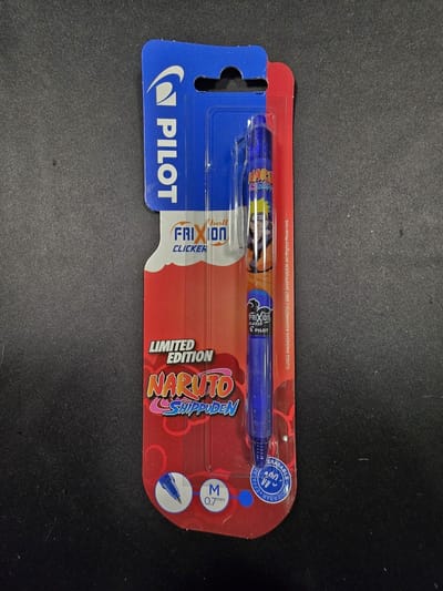 PILOT BLISTER FRIXION CLICKER R. BALL 0,7MM BLAUWE NARUTO LIMITED EDITION