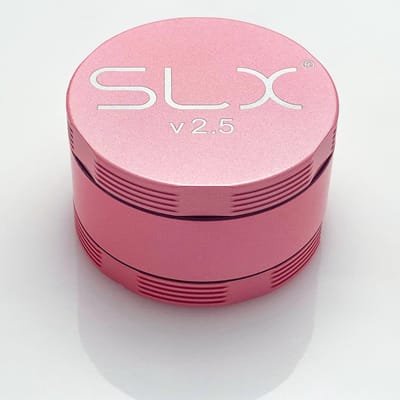 SLX Grinder Aluminium Non Sticky 88 mm, Flamingo Pink