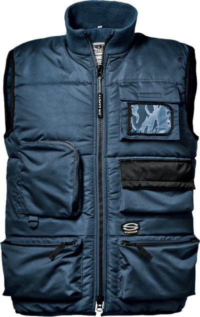 SIR SAFETY KAISER Werkvest HEREN Veiligheidsvest Donkerblauw - Warm Gevoerd - Multi pocket - Ademend