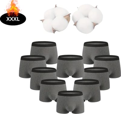 Nivard Onderbroeken Heren - Boxershort - Ondergoed - Boxer - Underwear - Mannen - 10 Pack - Donkergrijs - XXXL
