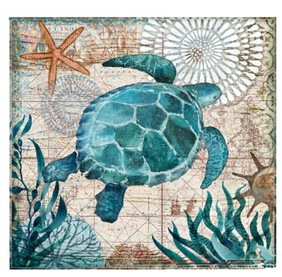 Draagbare Waterdichte Strand- en Picknickmat – Zeeschildpadpatroon, Outdoor Camping en Reizen Familie Picknickkleed - 140x183cm