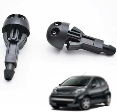 2x Voorruitsproeiers Set voor Peugeot 107, Citroën C1 & Toyota AYGO (B1)