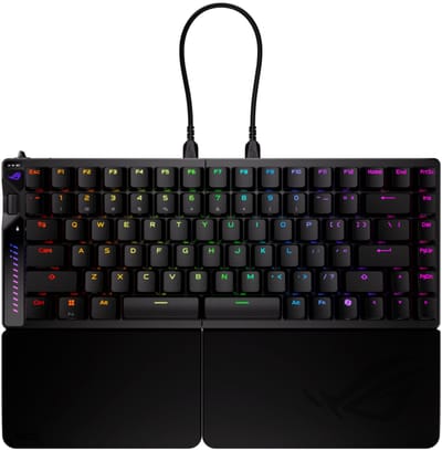 ASUS ROG Falcata toetsenbord Gamen USB + RF Wireless + Bluetooth Zwart