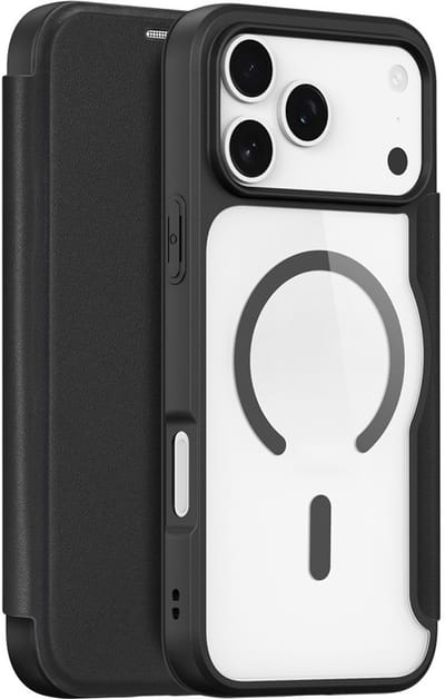 Dux Ducis Skin X Pro Case for iPhone 17 Pro Max with Wallet MagSafe Compatible - Black