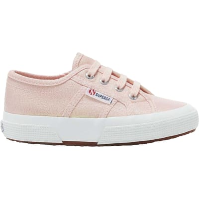Superga Kinderen 2750 Lamej metallic platte schoenen (Roze Ish iriserend)