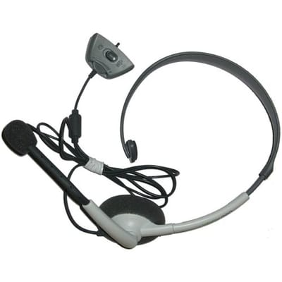 Microsoft Xbox 360 Wired Headset-Wit (Xbox 360) Gebruikt