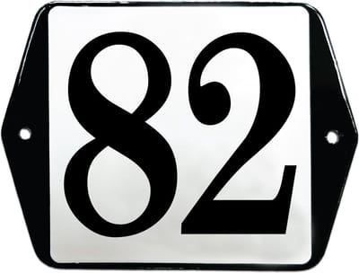 Emaille huisummer model oor - 82