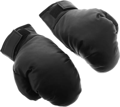 Kinderbokshandschoenen - Sparring handschoenen - Vechtsport Training - Kindvriendelijk Ontwerp - 22 x 13 x 12 cm - Zwart