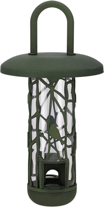 Best for Birds Zaadsilo Merel - gerecycled kunststof - 15 x 30 cm - vogel voedersilo voor zaden