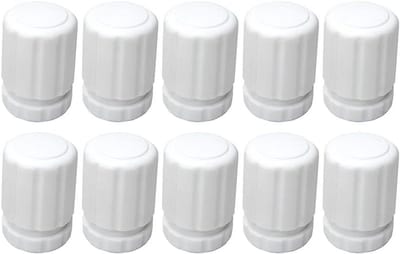 Thijox - 10 Stks Handwiel Schakelaars Ondervloerverwarming M30×1,5 Wit - Duurzame Thermostaatkraan Accessoires voor Radiatoren