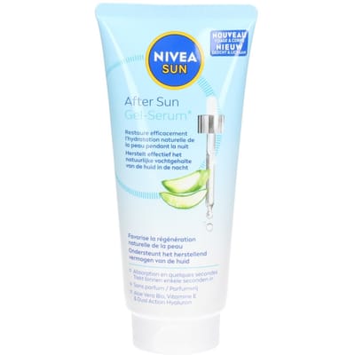 NIVEA SUN After Sun Gel-Serum - Verkoelt en verzacht - Met aloë vera, Hyaluronzuur & Vitamine E - 100ml