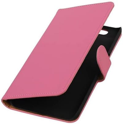 Bookstyle Wallet Case Hoesjes Geschikt voor Motorola Nexus 6 Roze