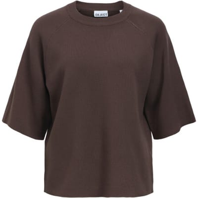Object objreynard 2/4 knit pullover noos 23045103 seal brown