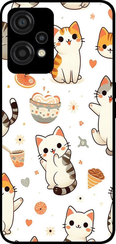 Smartphonica Telefoonhoesje Geschikt voor OnePlus Nord CE 2 Lite met katten opdruk - TPU backcover case cat design geschikt voor OnePlus Nord CE 2 Lite