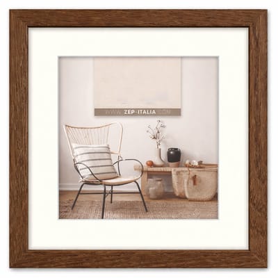 ZEP - Houten Fotolijst Malmo Bruin voor foto formaat 30x30 / 20x20 cm
