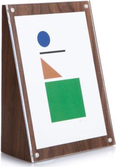 XLBoom Angolo Fotolijst 21x15cm Walnut - Fotolijst uit hout - Beschikbare kleuren: WHITE / BLACK / WALNUT - Design fotokader