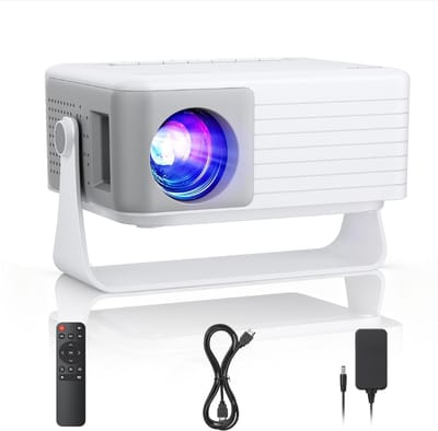 AHD® Mini beamers - Projector - Mini beamer - Wit - 13cm x 10cm x 9cm