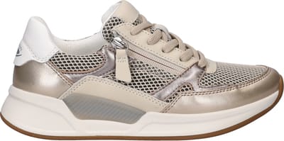 Gabor Rollingsoft dames sneaker - Goud - Maat 37,5